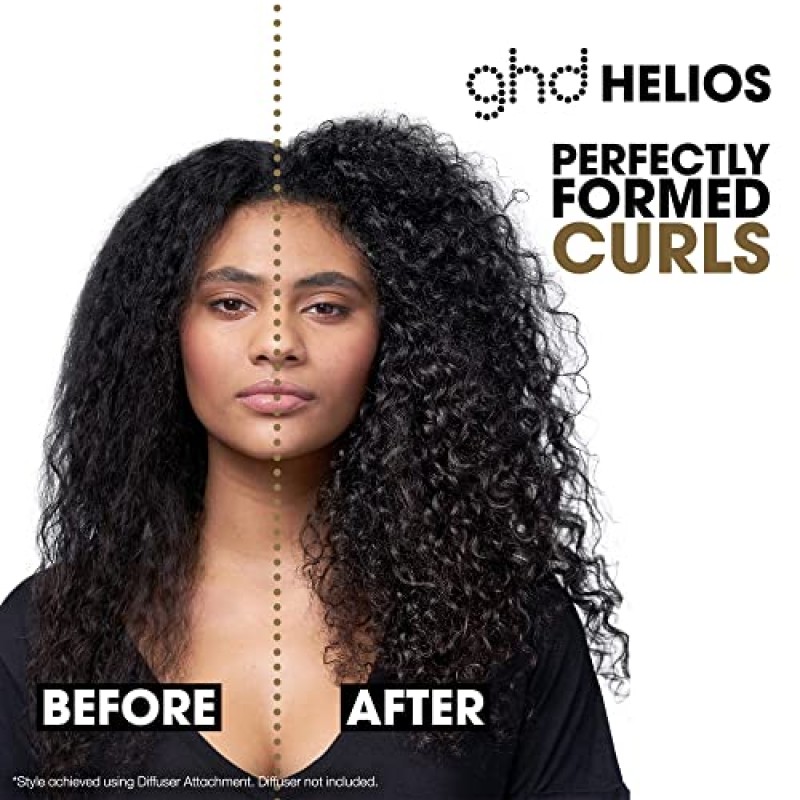 ghd Helios 헤어 드라이어 ― 1875w 전문 블로우 드라이어, 긴 수명 + 미용실에서 사용하기에 적합한 브러시리스 모터 경량 헤어 드라이어