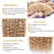 Homgoss 물결파 벌크 인간의 머리카락 땋기용 위사 없음 100% 처리되지 않은 브라질 버진 인간의 모발 확장 마이크로 땋은 인간의 머리카락 팩당 100g(20인치,#27)