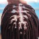 흑인 여성을 위한 레이스 브레이드 가발 스위스 레이스 프론트 콘로우 박스 아기 머리카락이 있는 땋은 가발 자연스러운 카네칼론 합성 섬유 경량 콘로우 마이크로 트위스트 브레이드 가발 (#1B/99JT 블랙 믹스 와인 레드)