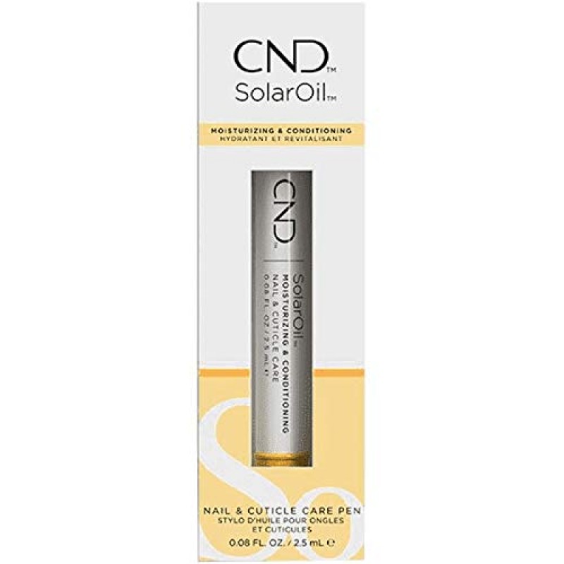 CND Solar Oil & RescueRxx 네일 앤 큐티클 케어, 큐티클 오일 펜, 케라틴 트리트먼트 펜, On-the-Go, 여행용 뷰티, 손상된 손톱을 복구하는 매우 효과적인 새로운 트리트먼트