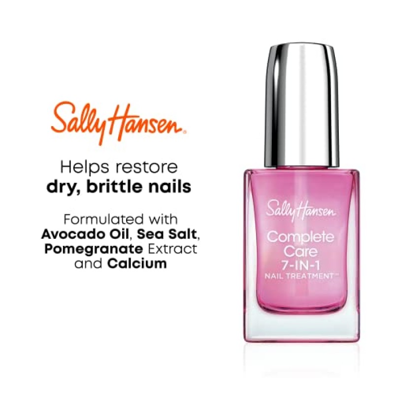 Sally Hansen 트리트먼트 컴플리트 7 in 1 살롱 매니큐어, 13.3ml