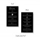 매니큐어 애프터케어 지침 카드 | 50팩 | 2x3.5" 인치 명함 크기 | 네일 살롱 유인물 | 네일 케어 | 네일 아티스트 용품 | 흑백 디자인