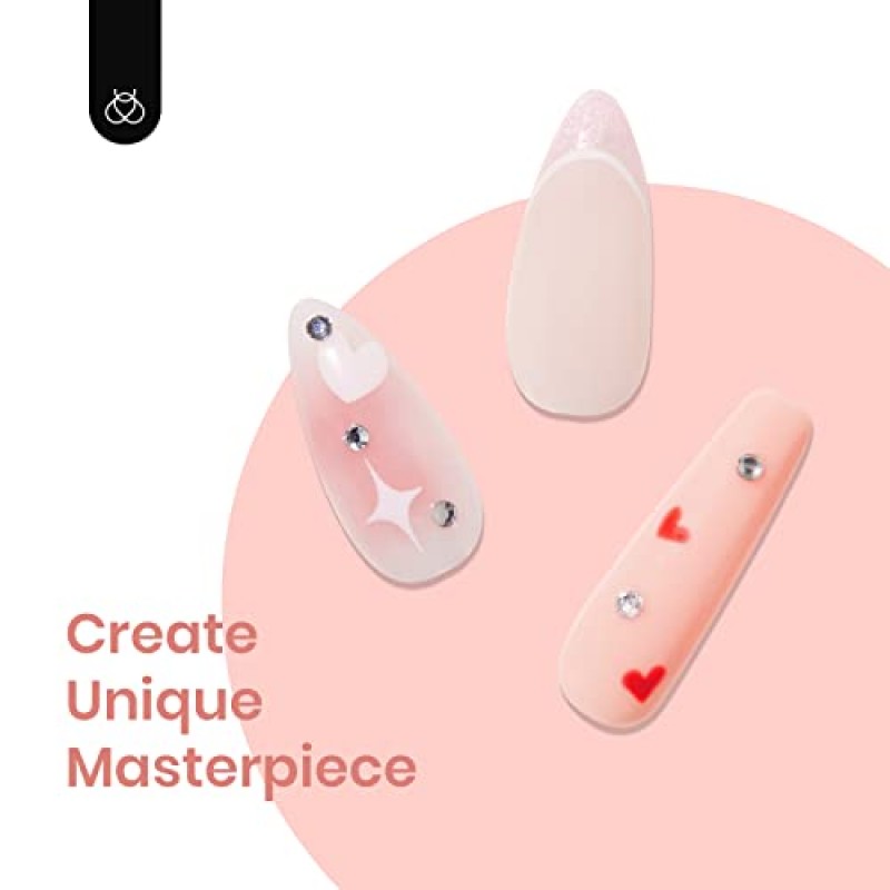 딱정벌레 젤 매니큐어 키트, 6 PCS 젤리 젤 폴란드어 누드 핑크 컬러 젤 중립 네일 아트 디자인 반투명 젤 네일 키트 Uv 네일 램프 담그기 경화 네일 매니큐어 DIY 홈 여성용