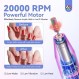 Saviland Holographic Electric Nail Drill Pro Ultra-Silence 2023: 아크릴 네일용 업그레이드된 전기 네일 파일 플러스 네일 드릴 비트를 사용한 손톱 제거 및 네일 관리용 전문가 큐티클 오일 매니큐어