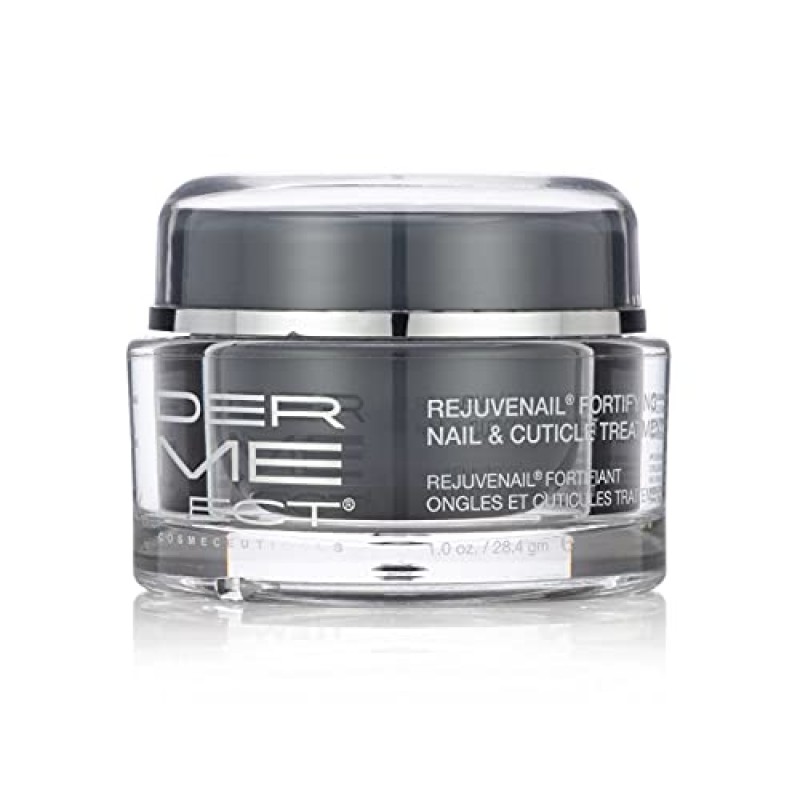 Dermelect Rejuvenail Fortifying 네일 & 큐티클 트리트먼트 - 펩타이드 히알루론산 시어 버터가 함유된 건조하고 손상된 큐티클 관리 크림 큐티클과 네일 복구, 보습, 진정, 강화 1온스