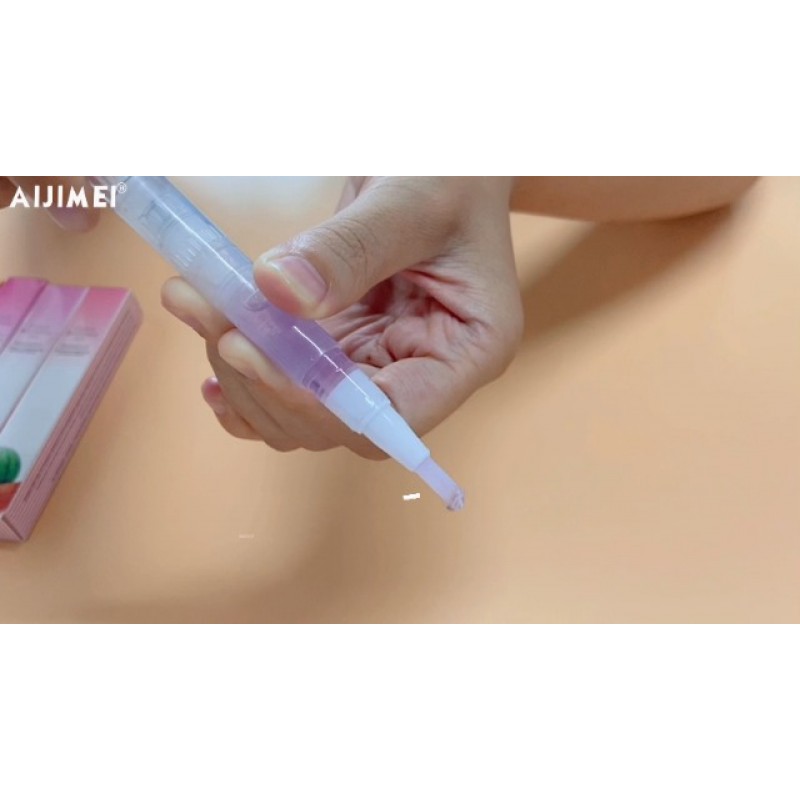 AIJIMEI 12pcs 네일 큐티클 오일 펜 젤 네일 오일 펜 네일 영양 폴란드어 비타민 함유 모이스춰 라이징 젤 매니큐어 수리 펜 젤 네일 케어 큐티클 오일…