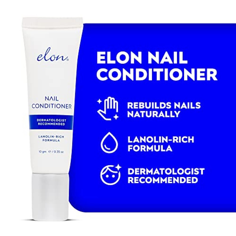 건강한 손톱을 위한 Elon 네일 키트 - 네일 케어 키트에는 네일 컨디셔너, 손톱용 큐티클 오일 및 네일 파일 세트가 포함되어 있습니다. - 손상된 손톱과 큐티클을 강화하고 보습하기 위한 매니큐어 세트