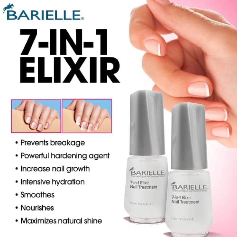 Barielle Miracle Nail Fixers 컬렉션: 4PC 네일 강화, 큐티클 케어 및 네일 트리트먼트 컬렉션
