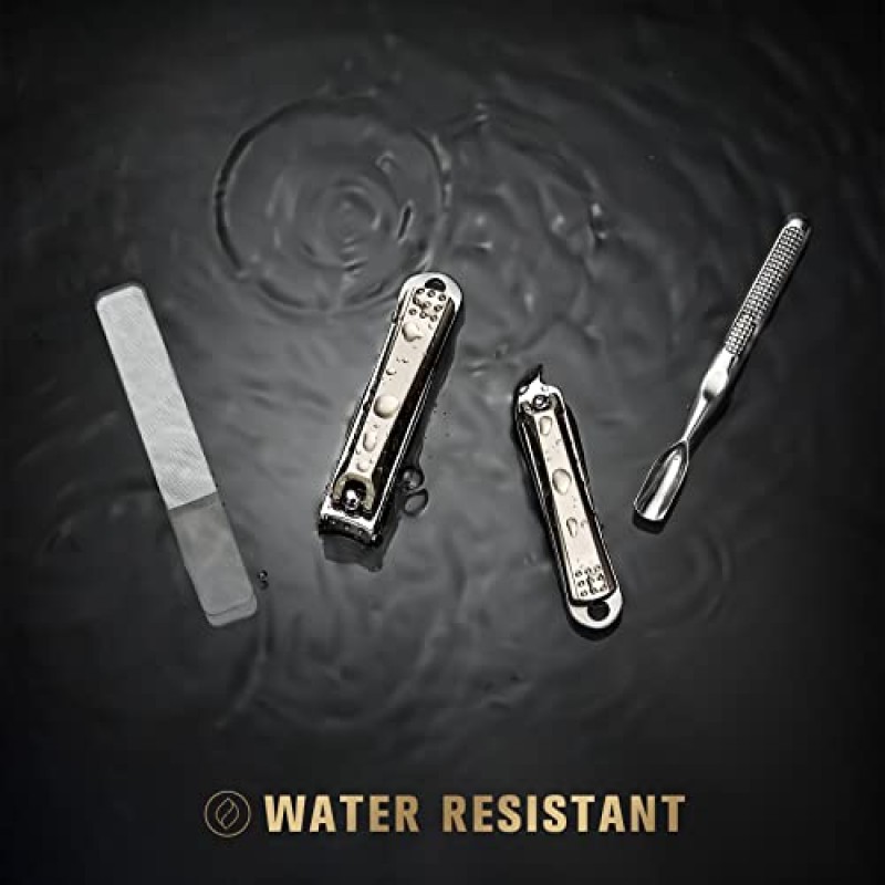 FERYES 손톱깎이 세트 - 매니큐어용 프리미엄 품질 스테인레스 스틸 발톱 및 손톱깎이 - 4개 네일 케어 도구 키트