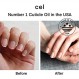 cel MD 큐티클 오일 펜 네일 강화제 리페어 세럼 – 손상된 손톱을 위한 네일 리페어 – 갈라진 손톱과 단단하고 건조한 큐티클을 복구하고 영양을 공급합니다 - 2개 세트