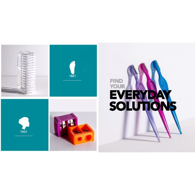 TRIM Simply Foot Ingrown Toenail Kit – 스테인레스 스틸 발톱 니퍼 및 스테인레스 스틸 듀얼 엔드 파일 포함 – 사용하기 쉬운 발 관리 도구 – 남성 및 여성용 – 실버 – 2피스 세트