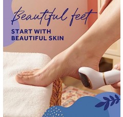 발용 다이아몬드 크리스탈이 포함된 Amopé® Pedi Perfect® 전자 발 파일, 단단하고 죽은 피부 제거 - 1개