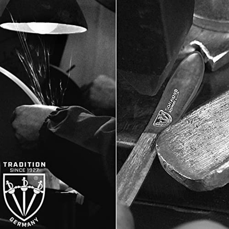 3 Swords Germany - 전문가용 손가락 및 발가락 손톱 관리 가위 깎기 정품 가죽 케이스용 브랜드 품질 8피스 매니큐어 페디큐어 손질 키트 세트, 선물 상자에 들어 있음, Made in Solingen Germany(03645)