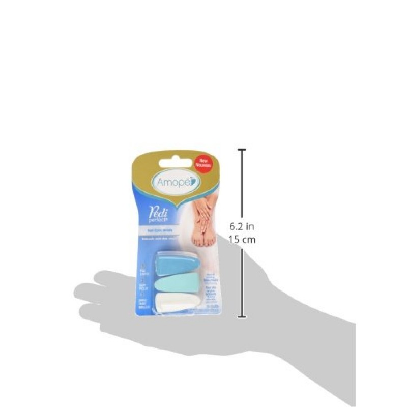 아모페 페디 퍼펙트 전자 네일 파일 리필, 3개,