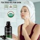 Fiora Naturals의 티트리 에센셜 오일 - 100% 순수 유기농 오일, 얼굴, 모발, 피부, 여드름, 두피, 발 및 발톱용. 멜라루카 알터니폴리아, 1온스/30ml