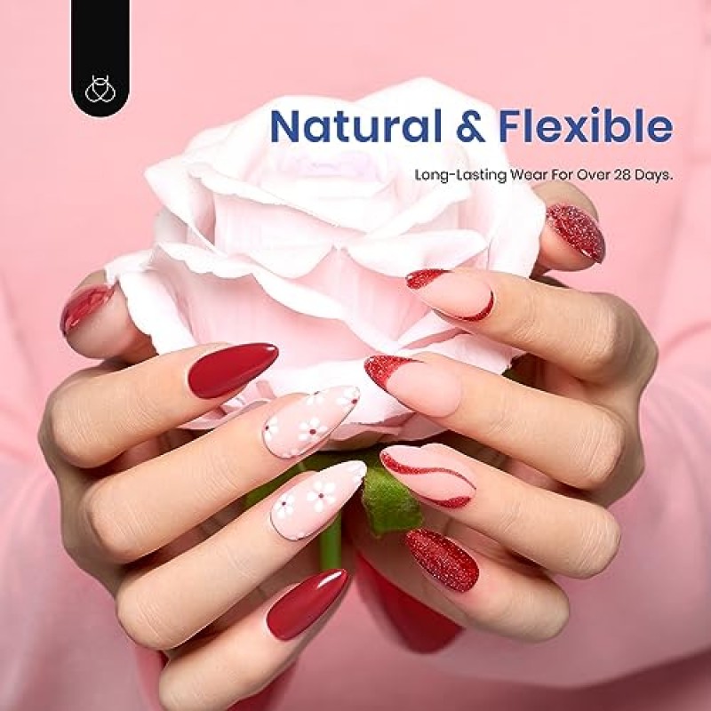 딱정벌레 젤 네일 키트 쉬운 네일 확장 세트 500Pcs 하프 매트 미리 제출된 미디엄 아몬드 소프트 젤 네일 팁 5 in 1 다용도 접착제 젤 베이스 Uv Led 네일 램프 DIY 매니큐어 아트 골든 여행