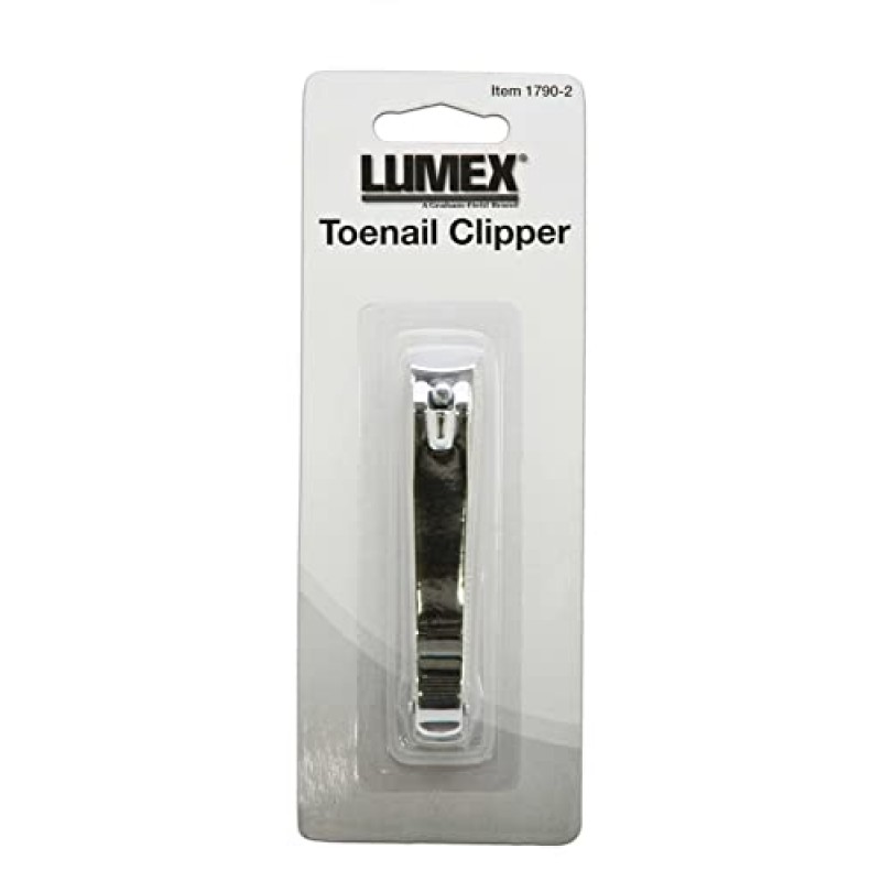 Lumex 발톱깎기 - 6개 팩, 가정, 스파 및 미용실용 페디큐어 네일 관리 도구 - 1790-2