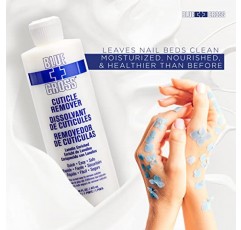 Blossom 수분 공급, 보습, 강화 라벤더 향 큐티클 오일, 0.42 Fl oz + Blue Cross 프로페셔널 네일 케어 큐티클 리무버 액체 6 Fl oz, 2 팩 번들, Made in USA