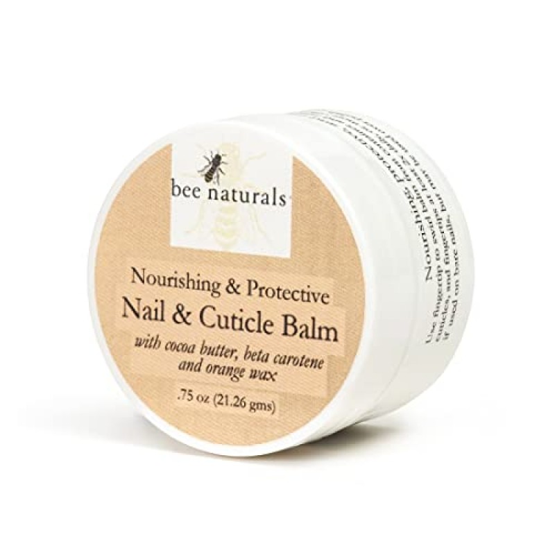 코코아 버터와 베타 카로틴이 함유된 Bee Naturals 영양 및 보호 네일 및 큐티클 밤