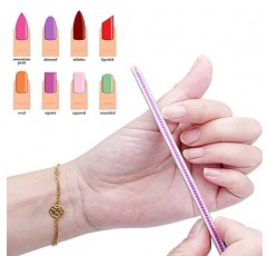 100 PCS 네일 파일 양면 에머리 보드 그릿 100 180 그릿 네일 파일 네일 아트 DIY 적용.