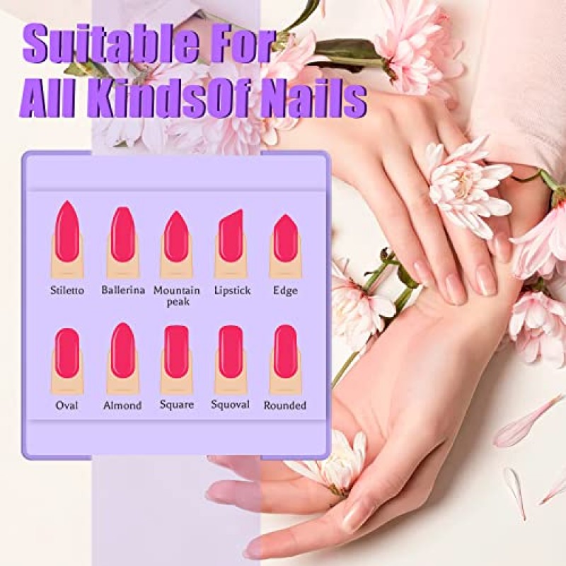 BLESWIN 네일 파일 100/180 그릿, 50개 네일 파일 네일용 벌크 에머리 보드, 천연 아크릴 네일용 전문 네일 파일 젤 네일, DIY 살롱 사용을 위한 재사용 가능한 양면 네일 파일