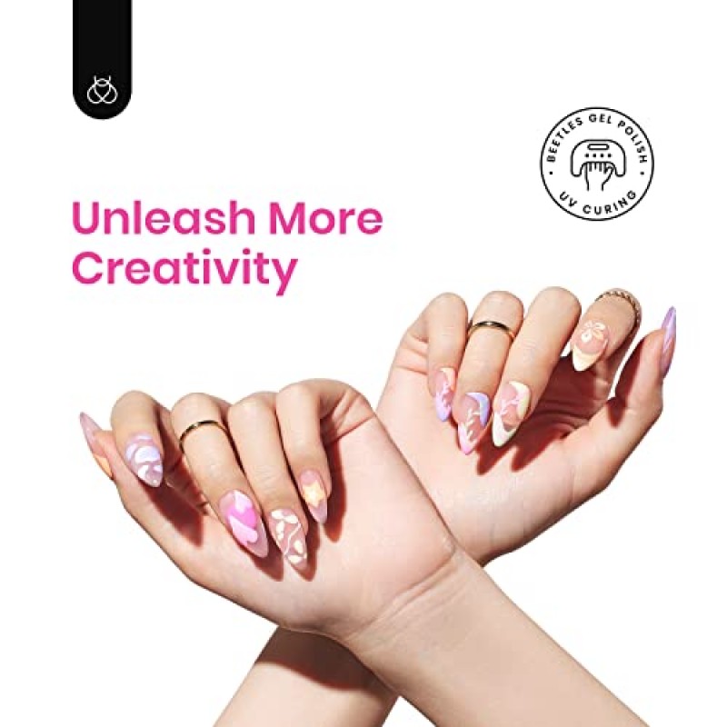 딱정벌레 젤 폴리쉬 네일 세트 20 색 드리미 타운 컬렉션 파스텔 걸리 스파클 글리터 Uv 젤 2023 마카롱 브라이트 매니큐어 키트 여성용 여성용 3Pcs베이스 탑 코트