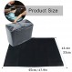 LXIANGN 125PCS 일회용 네일 아트 테이블 타월 매트 13" X 17" 방수 3겹 네일 아트 매트 종이 시트 클린 패드 문신 테이블 매트 네일 테이블 커버 문신 용품(검은색)