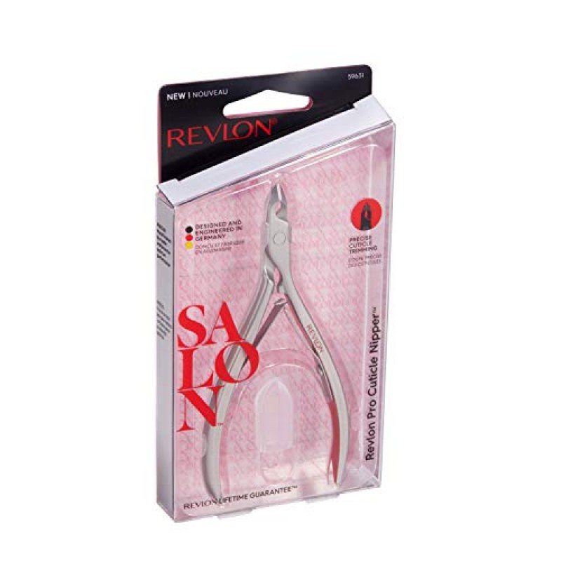 Revlon 큐티클 트리머, 살롱 전문 큐티클 제거 도구, 네일 케어, 울트라 샤프 고정밀 블레이드, 스테인레스 스틸(1팩)