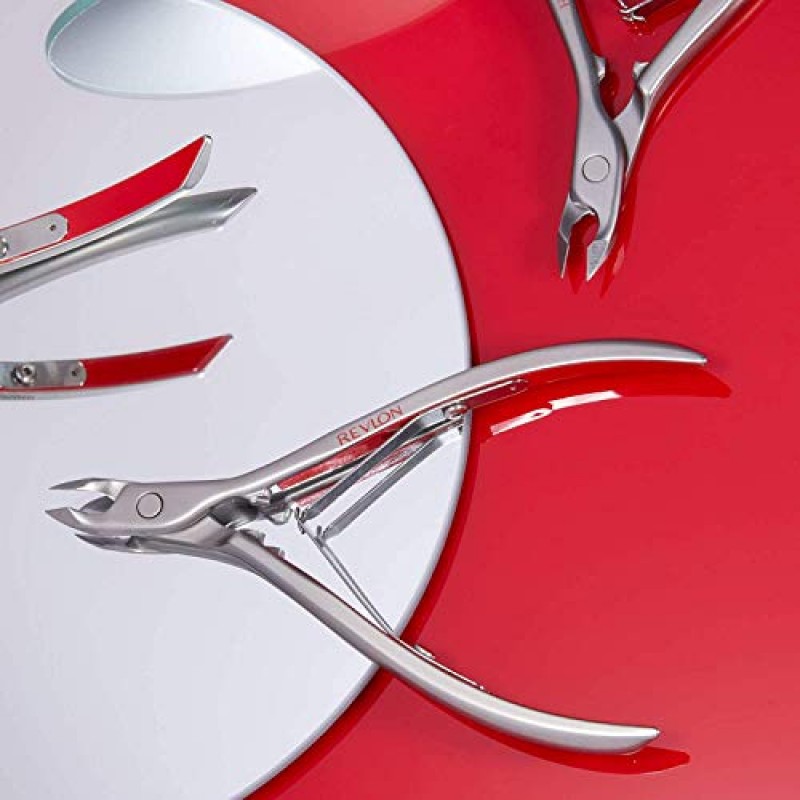 Revlon 큐티클 트리머, 살롱 전문 큐티클 제거 도구, 네일 케어, 울트라 샤프 고정밀 블레이드, 스테인레스 스틸(1팩)