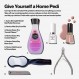Revlon 큐티클 트리머, 살롱 전문 큐티클 제거 도구, 네일 케어, 울트라 샤프 고정밀 블레이드, 스테인레스 스틸(1팩)