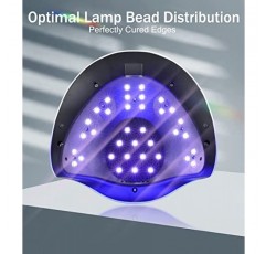 Easkep 120W UV LED 조명 - 젤 폴란드어 건조기 경화 램프 가정 및 미용실을 위한 더 빠른 전문 휴대용 핸들 네일 기계
