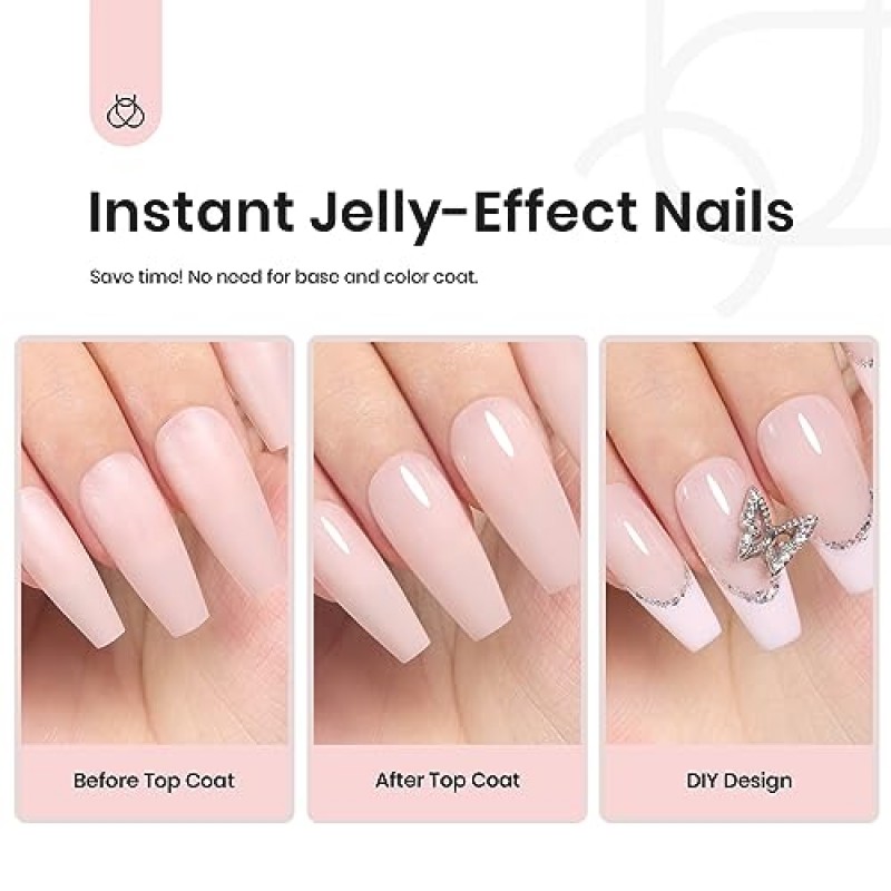 딱정벌레 젤 폴리쉬 240 Pcs 컬러 네일 팁 쉬운 네일 확장을 위한 소프트 젤 풀 커버 네일 팁 15 사이즈 미디엄 코핀 아크릴 네일 디자인 뉴트럴 핑크 가짜 프레스 손톱에 올 시즌 선물