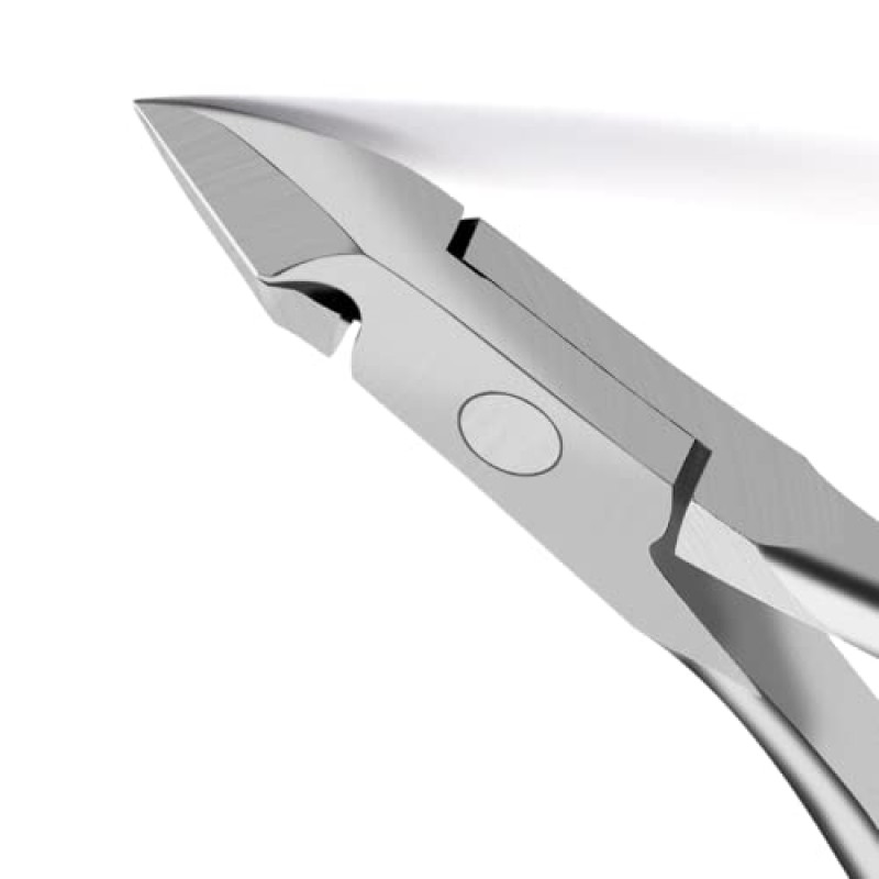 남성 및 여성을 위한 스테인레스 스틸 정밀 큐티클 트리머, 매니큐어 도구용 이중 스프링 샤퍼 큐티클 니퍼, 손톱용 큐티클 커터 살롱 홈 퍼스널 케어 — 1/2 턱