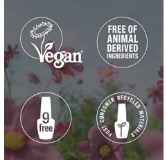 OPI 네이처 스트롱 비건 매니큐어, 탑 코트, 고광택, 천연 유래, 동물 실험을 하지 않은 네일 래커, 0.5 fl oz.