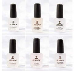 JESSICA: Reward 베이스코트 Healthy Nails - 풍부한 비타민, 힘과 유연성 강화, 파손 방지 - 비타민 A, C, E - 전문 네일 케어 - 강하고 아름다운 손톱용 - 14.8mL/0.5 Fl Oz