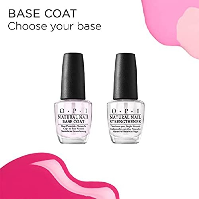 OPI 내츄럴 네일 베이스 코트, 매니큐어 베이스 코트, 0.5 fl oz