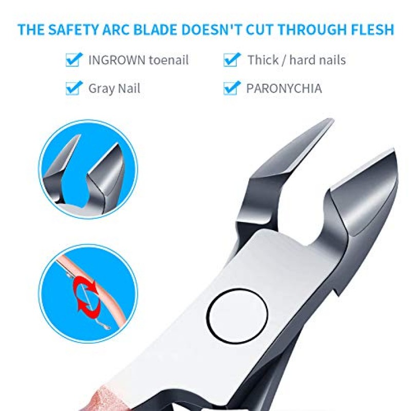 18 in 1 매니큐어 세트 - 여성용 매니큐어 키트 전문가용, 스테인레스 스틸 손톱깎이 세트, 네일 키트 그루밍 키트, 네일 케어 키트(여행용 케이스 포함) 핑크