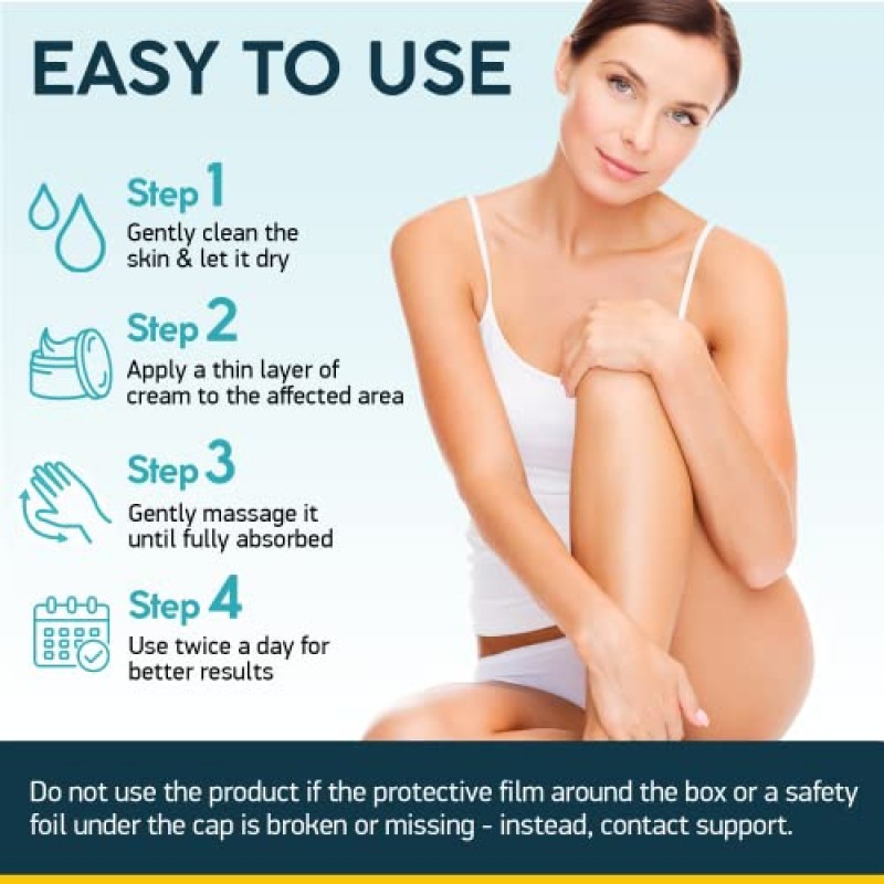 NUVADERMIS 우레아 크림 40% 발용 - 40% 우레아 발 수리 로션 - 건조하고 갈라진 발뒤꿈치를 위한 최대 강도 - 2% 살리실산, 시어 버터, 티트리 오일, 비타민 E - 5.29온스 병