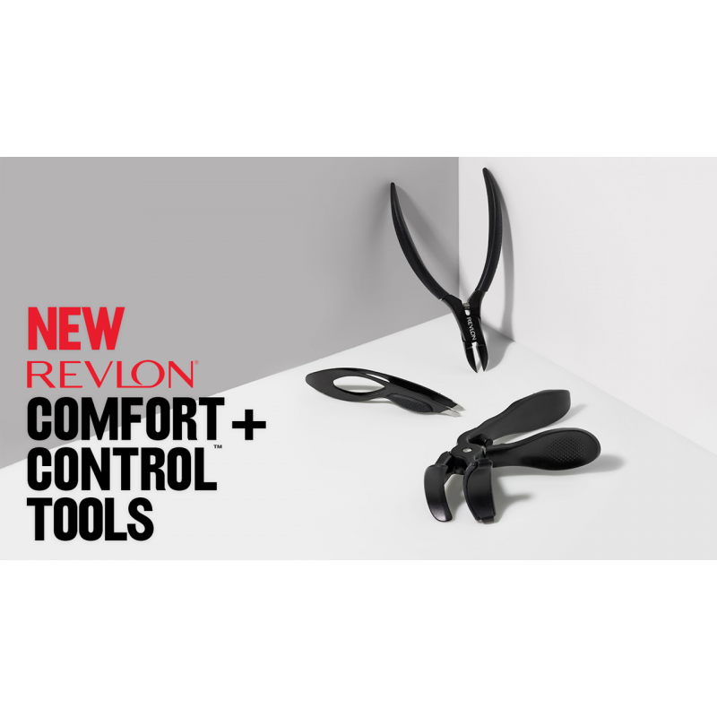 Revlon 컴포트 앤 컨트롤 네일 니퍼, 부드러운 손톱을 위한 사용하기 쉬운 트리머