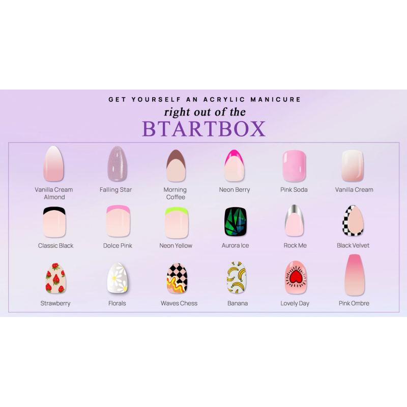프렌치 팁 프레스 온 네일 - BTArtbox 32개 아몬드 인조 네일, 완벽하게 맞고 16가지 크기의 네일 글루와 젤리 글루가 포함된 재사용 가능한 천연 실버 아웃라인 소프트 젤 네일, Rock Me