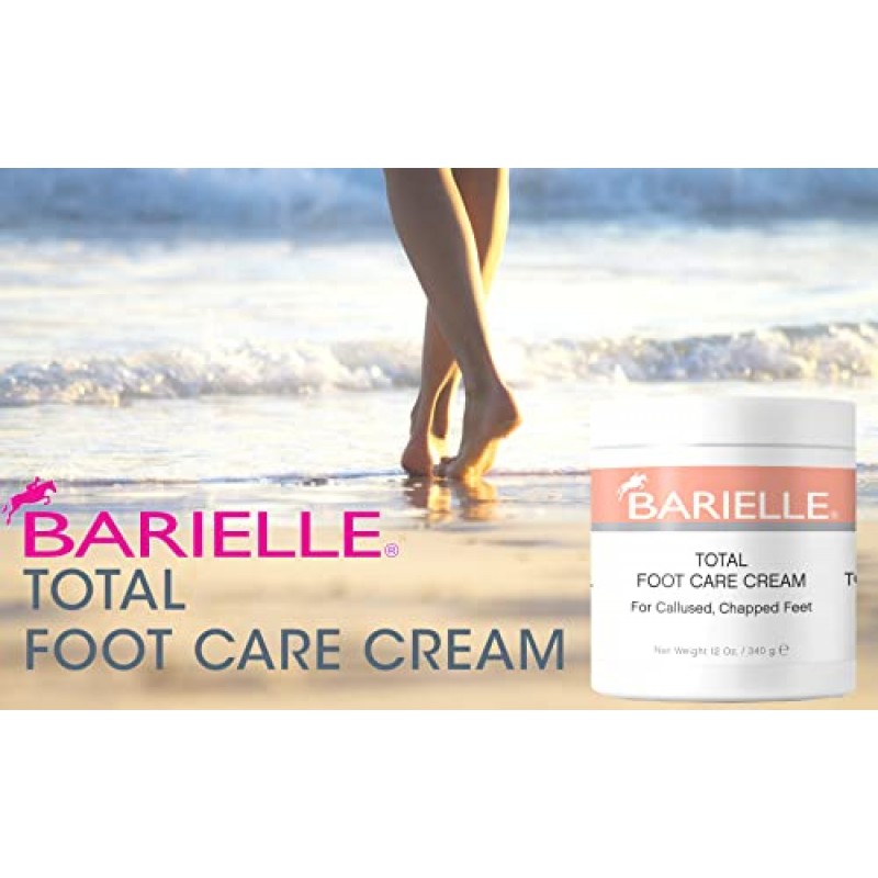 BARIELLE 토탈 풋 케어 크림 12oz. – 건조하고 갈라진 발을 위한 풋 크림