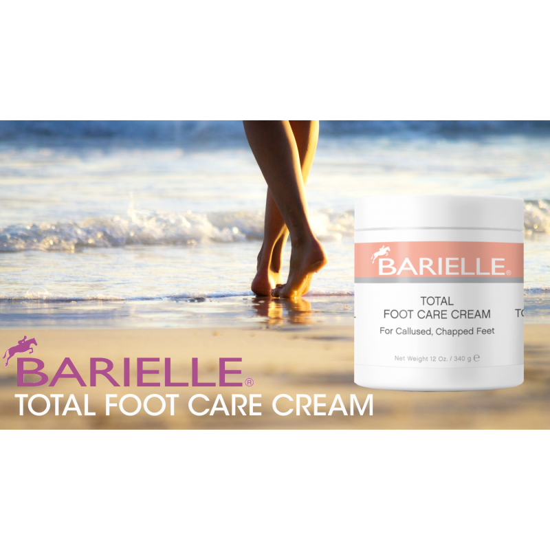 BARIELLE 토탈 풋 케어 크림 12oz. – 건조하고 갈라진 발을 위한 풋 크림