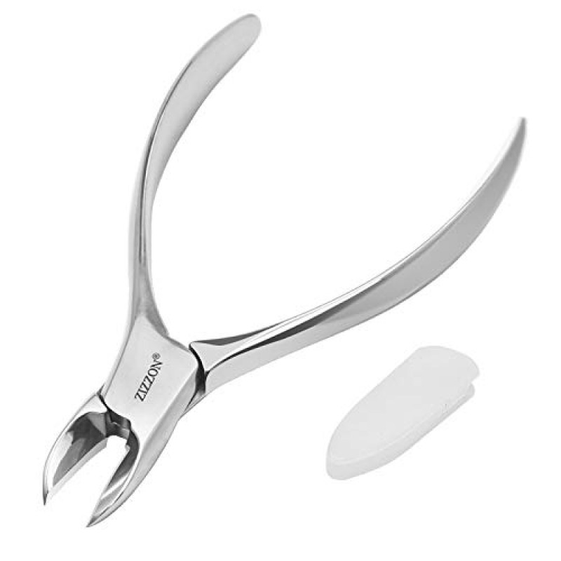 ZIZZON 매니큐어 세트 전문 스테인레스 스틸 발톱 및 손톱깎이 세트 9 in1 페디큐어 및 미용 키트(여행용 케이스 포함)(검은색)