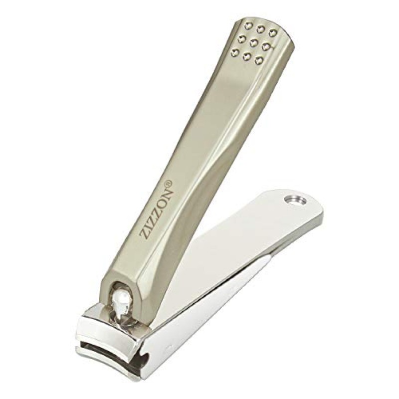 ZIZZON 매니큐어 세트 전문 스테인레스 스틸 발톱 및 손톱깎이 세트 9 in1 페디큐어 및 미용 키트(여행용 케이스 포함)(검은색)