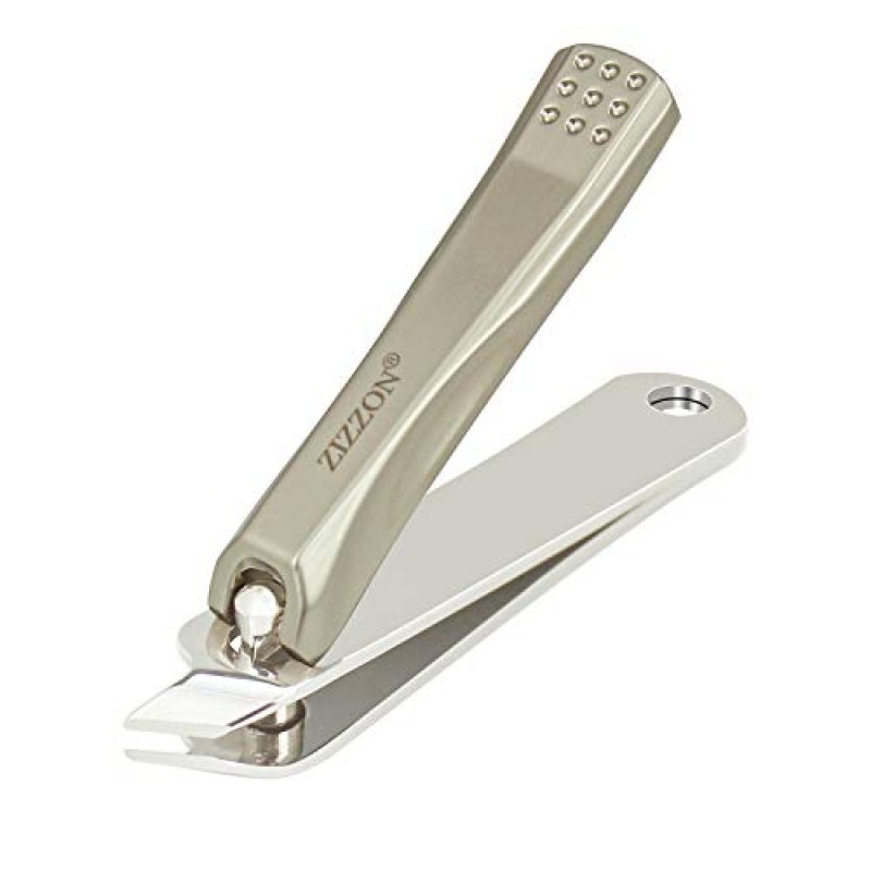 ZIZZON 매니큐어 세트 전문 스테인레스 스틸 발톱 및 손톱깎이 세트 9 in1 페디큐어 및 미용 키트(여행용 케이스 포함)(검은색)