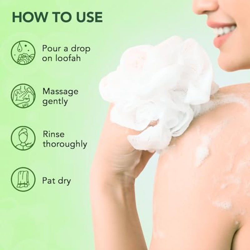 보타닉 허스 티 트리 바디 워시, 손톱, 무좀, 백선, 가려움증, 여드름, 습진 및 냄새에 도움, 가려움증을 진정시키고 건강한 피부와 발을 촉진, 천연 향, 16 fl oz