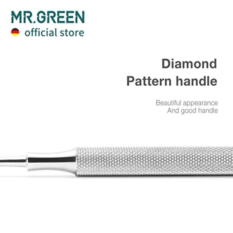 MR.GREEN 다기능 네일 케어 도구 큐티클 푸셔 네일 먼지 클리너 양방향 디자인 손톱 큐티클 트리머 (Mr-2158)
