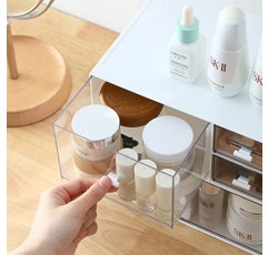 화장대용 oneyoyo 메이크업 정리함, 화장품용 서랍이 있는 책상 정리함, 스킨 케어용 화장품 정리함, 브러쉬, 립스틱, 매니큐어, 침실 및 욕실에 적합합니다.