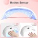 젤 UV LED 네일 램프, LKE 네일 건조기 40W 젤 매니큐어 UV LED 라이트(3 타이머 포함) 전문 네일 아트 도구 액세서리 화이트