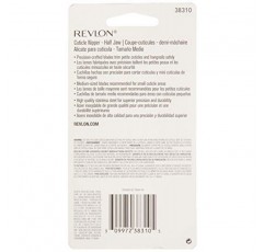 Revlon 큐티클 트리머, 반턱 큐티클 제거 도구, 네일 케어, 고정밀 블레이드, 간편한 그립, 스테인레스 스틸(1팩)